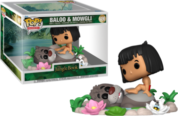 Funko POP Moment Baloo & Mowgli #1490  Disney's The Jungle Book