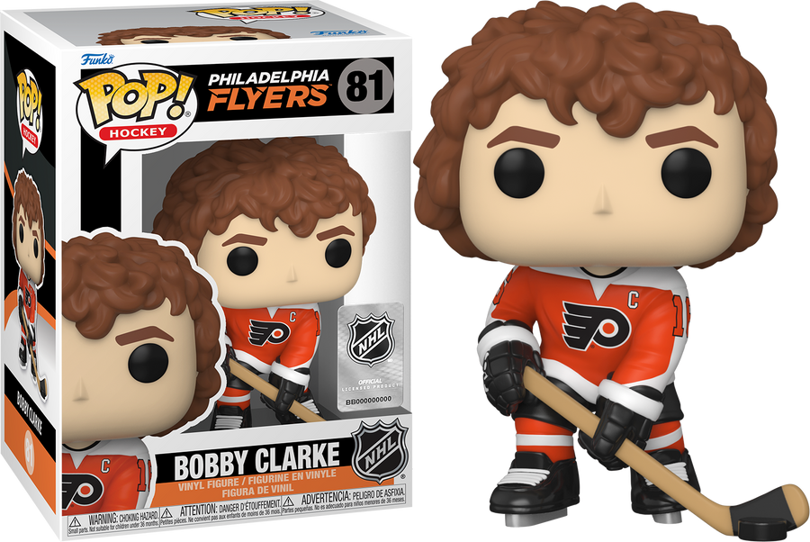 Funko POP NHL Legends Bobby Clarke #81 Philadelphia Flyers