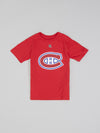 NHL Montreal Canadiens Youth "Caufield" Name & Number Tee