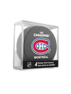 NHL Montreal Canadiens Hockey Puck Coasters in Cube