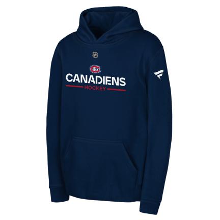 NHL Montreal Canadiens Youth Fanatics Authentic Pro Hoodie