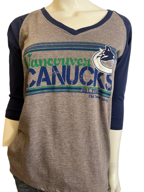 NHL Vancouver Canucks OTH Women's 3/4 Sleeve Tee (online only)