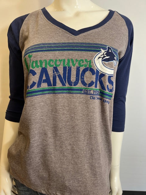 NHL Vancouver Canucks OTH Women's 3/4 Sleeve Tee (online only)