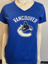 NHL Vancouver Canucks Fanatics Women's Logo Tee (online only)
