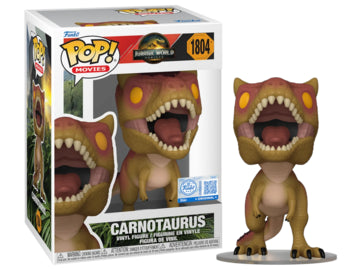 Funko POP Carnotaurus #1804-Jurassic World Rebirth