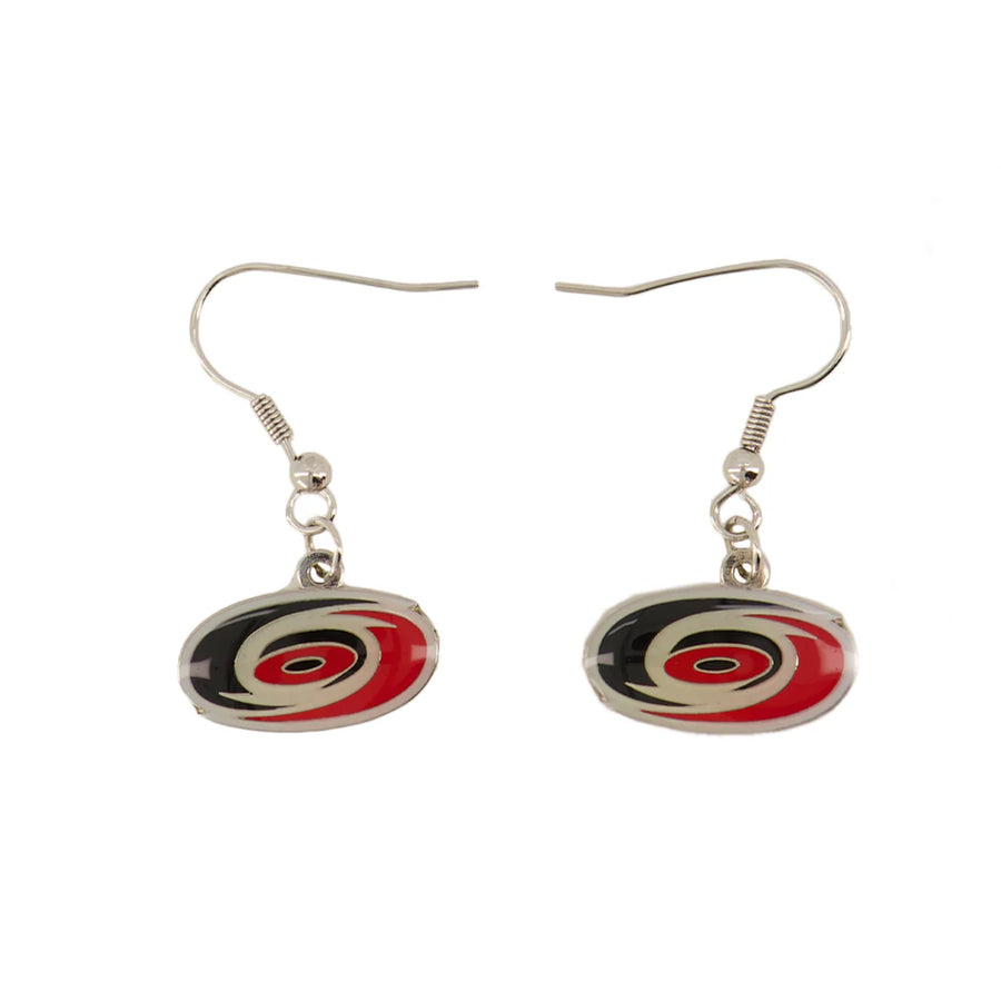 NHL Carolina Hurricanes Dangle Earrings
