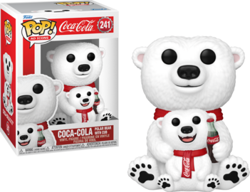 Funko POP Coca-Cola Polar Bear with Cub #241 - Ad Icons