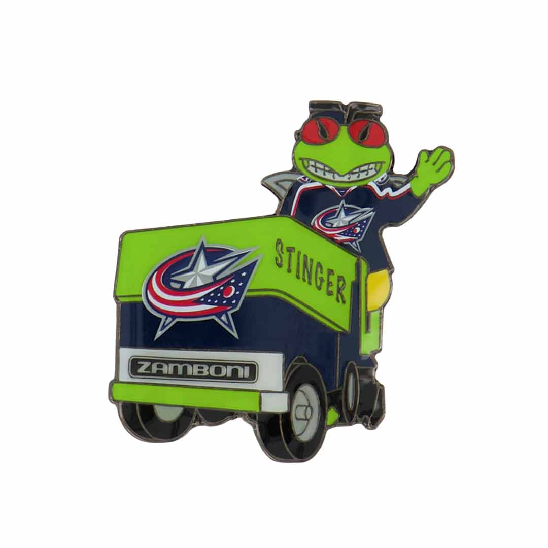 NHL - Columbus Blue Jackets Mascot "Stinger" Zamboni Pin