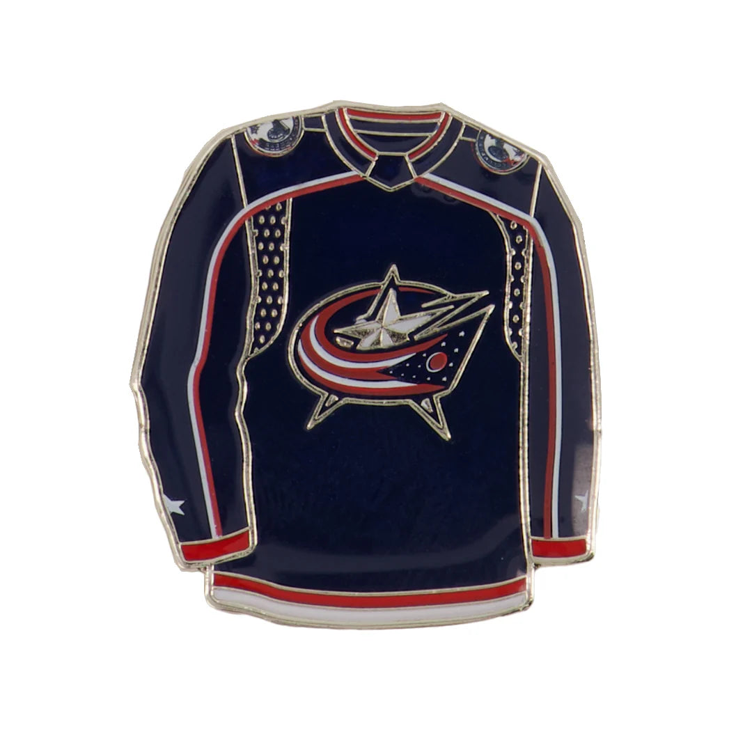 NHL Columbus Blue Jackets Jersey Collector Pin