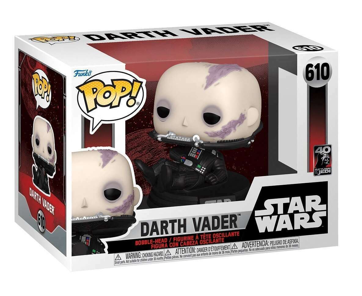 Funko POP Darth Vader (unmasked) #610 Star Wars 40th Anniversary