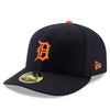 MLB Detroit Tigers New Era 59Fifty "Low Profile" Road Navy/Orange Fitted Hat