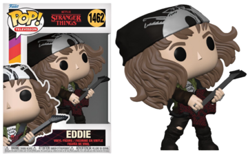 Funko POP Eddie with Guitar #1462- Stranger Things SALE