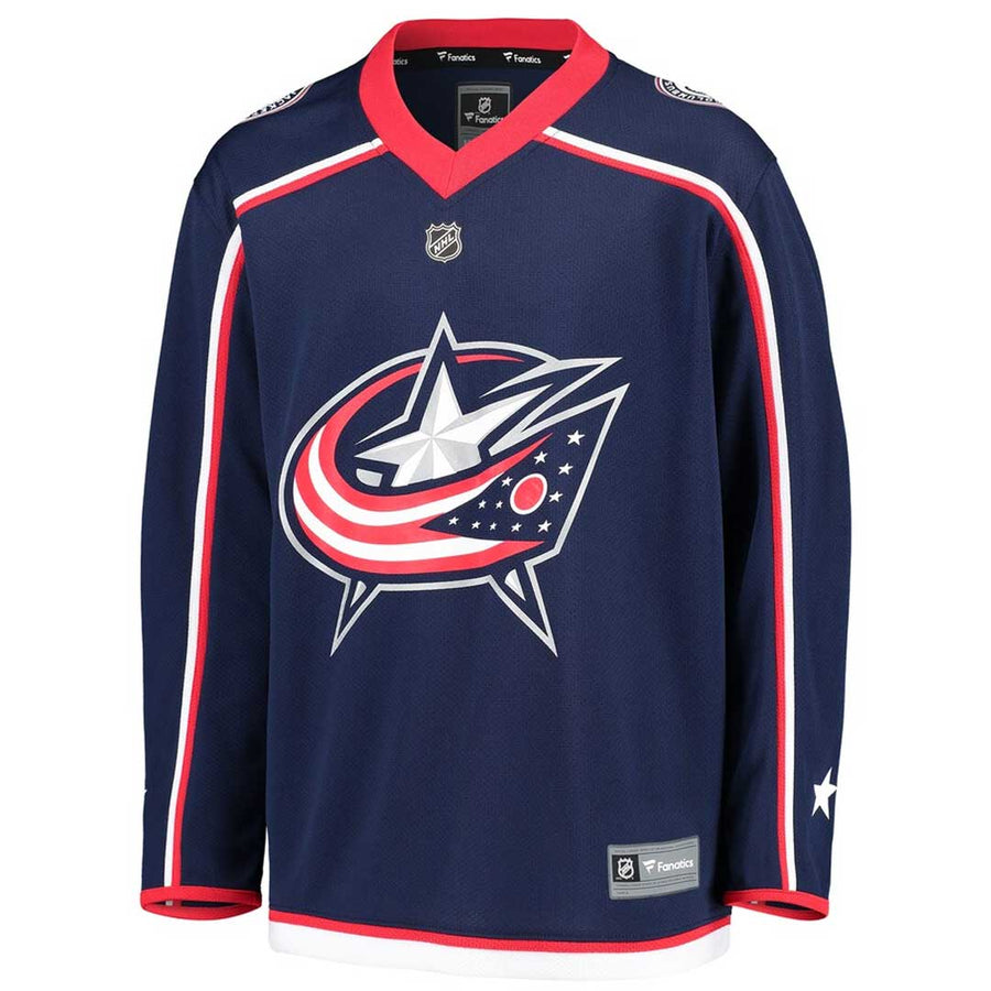 NHL Columbus Blue Jackets Youth Fanatics Replica Jersey (Sale)