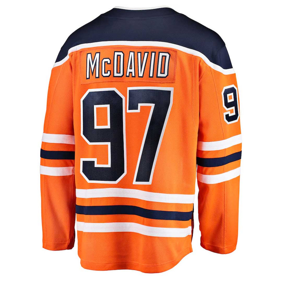 NHL Edmonton Oilers Connor McDavid Fanatics Breakaway Jersey