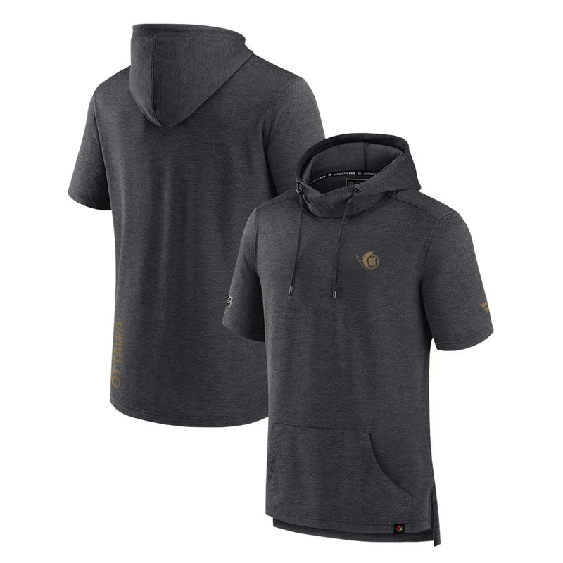 Fanatics - Men's Ottawa Senators Short Sleeve Pullover Hoodie
