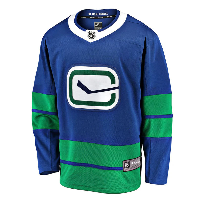 NHL Fanatics - Men's Vancouver Canucks Vintage Breakaway Jersey