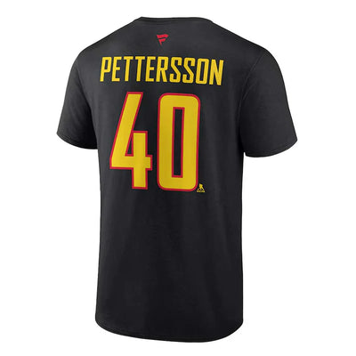 NHL Fanatics - Men's Vancouver Canucks Ellias Pettersson #40 Name & Number Tee