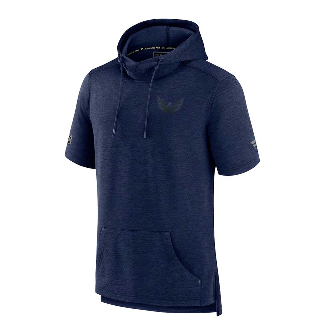 Fanatics - Men's Washington Capitals Authentic Pro Road Performance Short Sleeve Pullover Hoodie