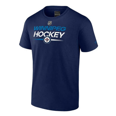 NHL Fanatics - Men's Winnipeg Jets Authentic Pro Short Sleeve T-Shirt
