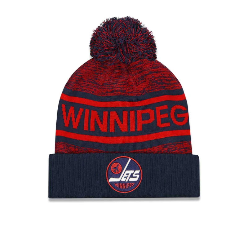Fanatics - Men's Winnipeg Jets Cuffed Pom Beanie