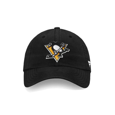 NHL Pittsburgh Penguins Fanatics Logo Structured Adjustable Hat