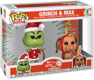 Funko Pop Grinch & Max (2 pack)- Dr. Seuss The Grinch