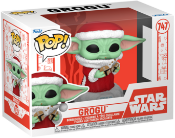 Funko POP Grogu with Christmas Cookie #747 -Star Wars Holiday