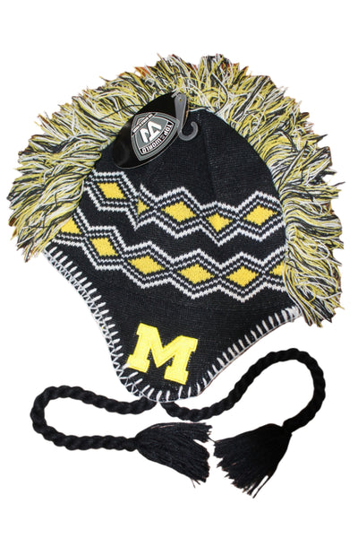 NCAA University of Michigan Youth Knit Tasslehawk Toque