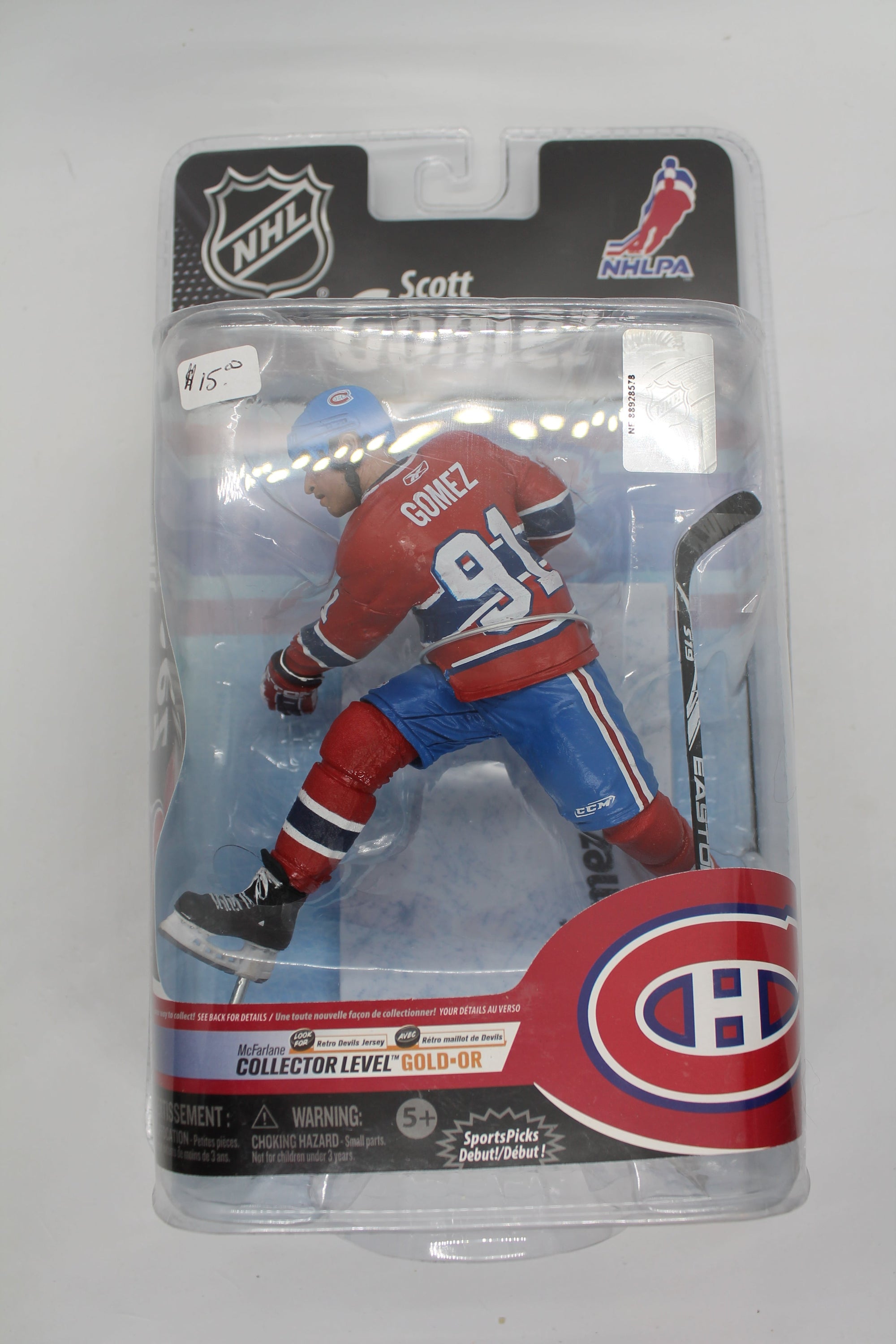 Scott Gomez 2010 McFarlane Toys NHL Sport Picks Series 25 Action Figure