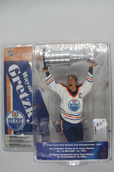 NHL WAYNE GRETZKY Legends Series 4 McFarlane with Stanley Cup - Edmonton Oilers