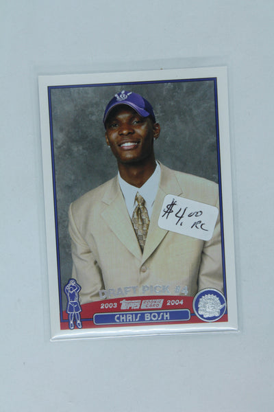 Chris Bosh 2003-04 Topps 2003 NBA Draft Rookie Card