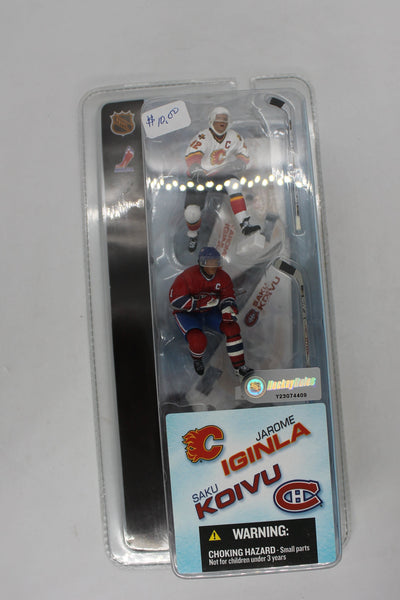 NHL 2003 Mcfarlane - Jarome Iginla & Saku Koivu -  Calgary Flames & Montreal Canadiens