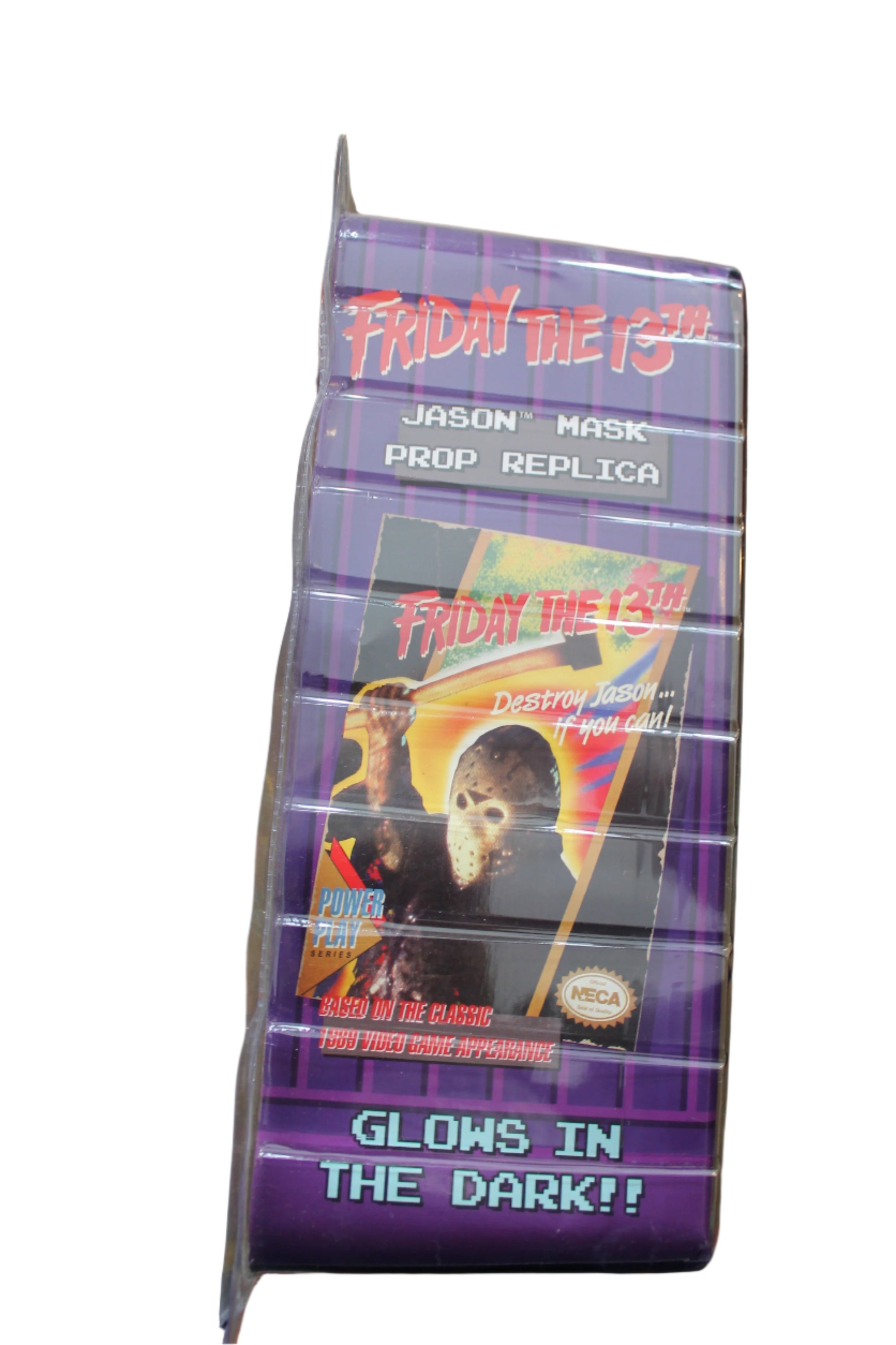 Neca Jason Voorhees Friday the 13th Mask Prop Replica - Glows in the Dark - Reel Toys