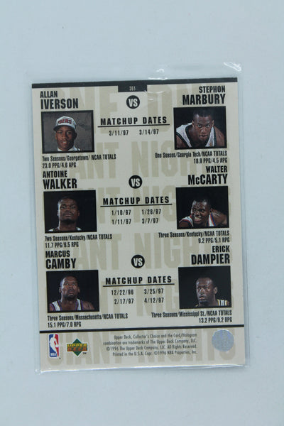 Kobe Bryant vs. Shareef Abdur-Rahim 1996-97 Upper Deck Collector's Choice Rookie Year