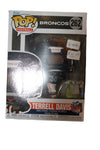 XMAS Funko POP NFL Legends Terrell Davis #262 Denver Broncos Ornament - Damaged Box