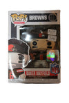 XMAS Funko POP NFL Baker Mayfield #110 (Home Jersey)- Cleveland Browns Ornament - Damaged Box