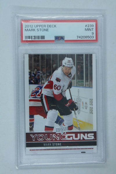 2012-13 Upper Deck Hockey Mark Stone Young Guns RC #239 PSA 9 - MINT