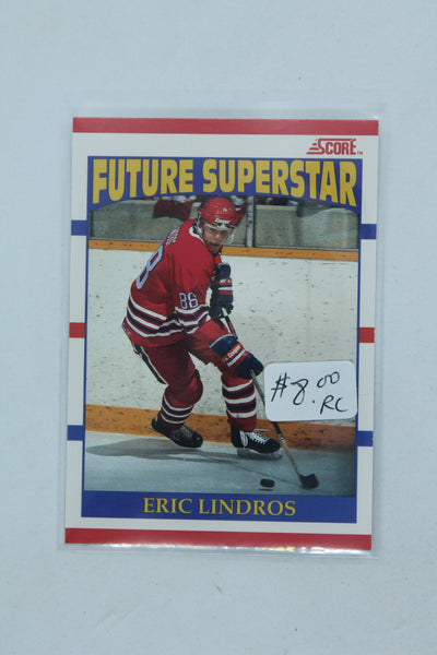 Eric Lindros 1990-91 Score - Bilingual Rookie Card