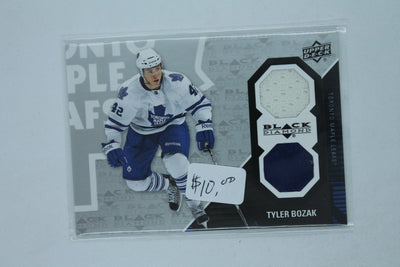 Tyler Bozak 2011-12 Upper Deck Black Diamond - Dual Jerseys Jersey Card