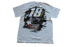 NASCAR Kyle Busch #18 M&M's Racing Tee - Joe Gibbs Racing - White