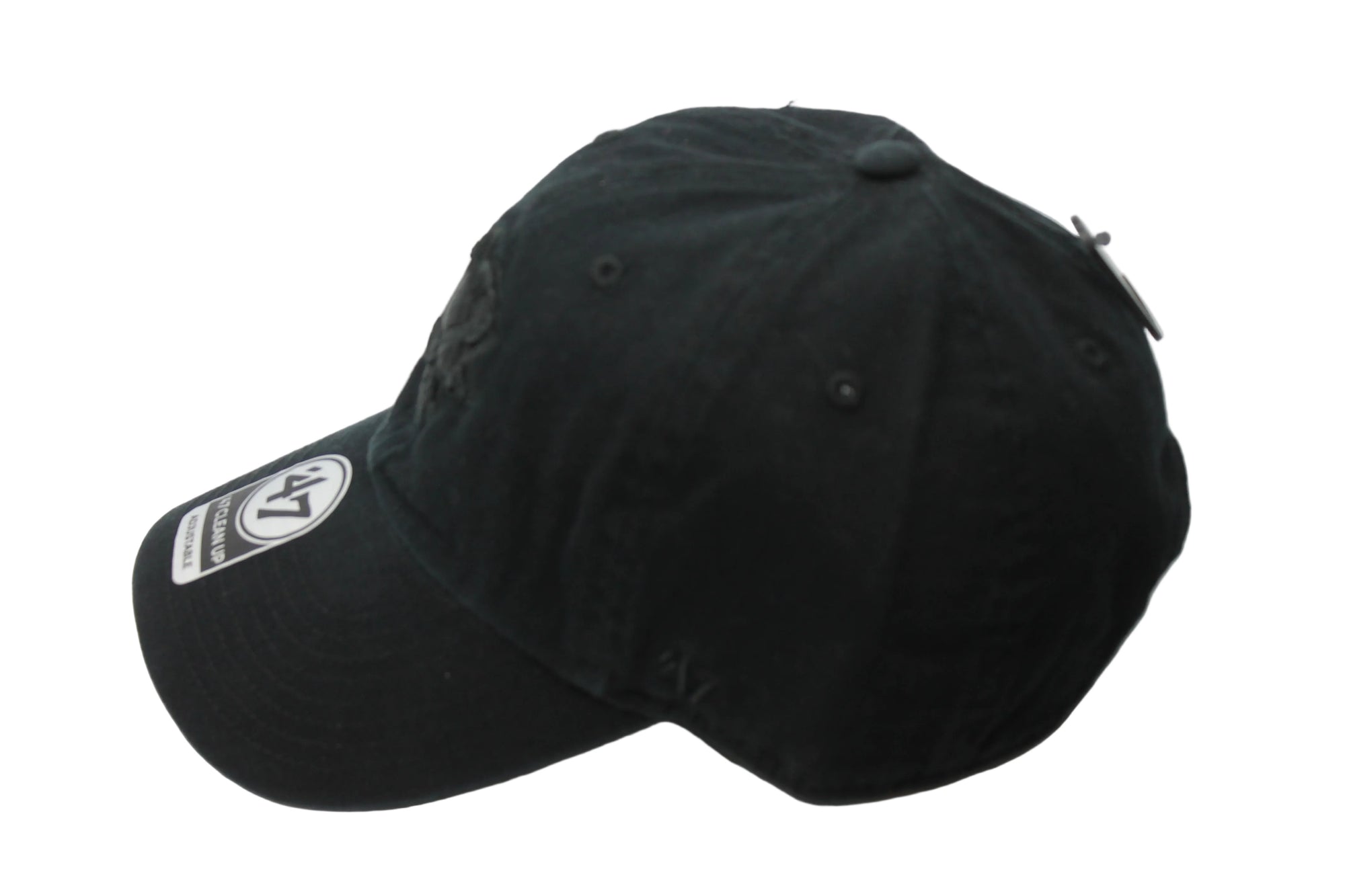 NHL Pittsburgh Penguins 47 Brand Clean Up Adjustable Hat - Black on Black