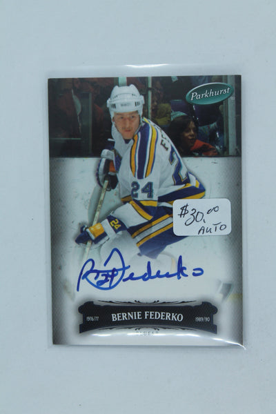 Bernie Federko 2006-07 Upper Deck Parkhurst - Autographs Autographed Card