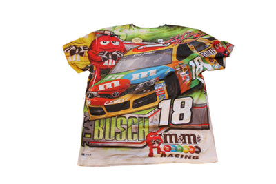 NASCAR Kyle Busch #18 M&M's Racing Tee - Joe Gibbs Racing