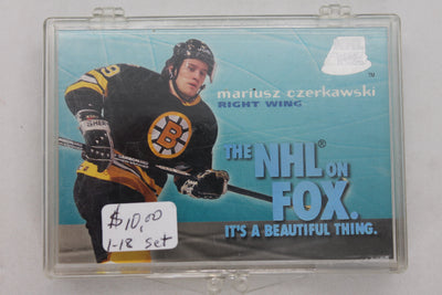 1996-97 Impact Skybox  ''The NHL on Fox'' Complete Set 1-18