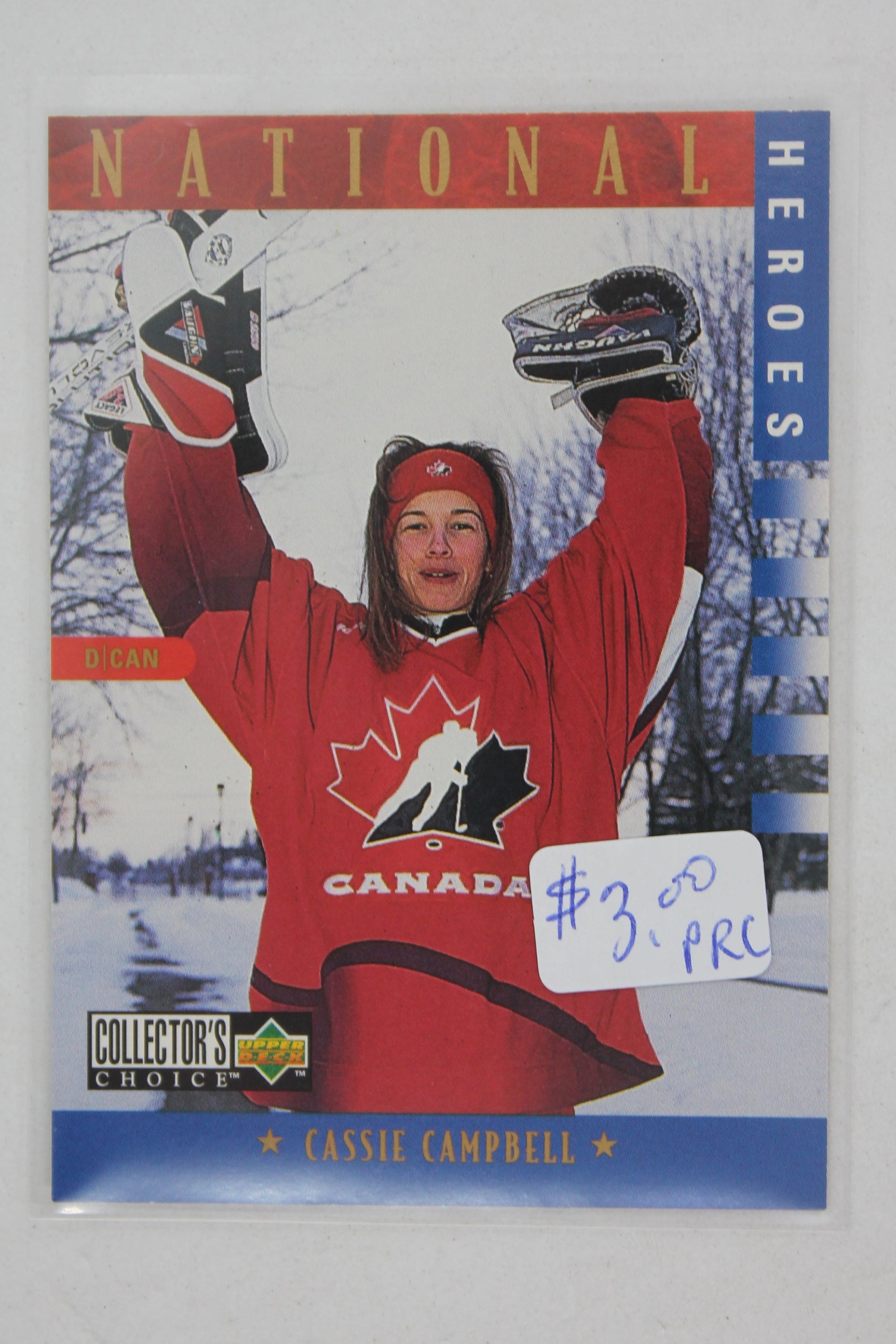 Cassie Campbell 1997-98 Upper Deck Collector's Choice - National Heroes - PRC