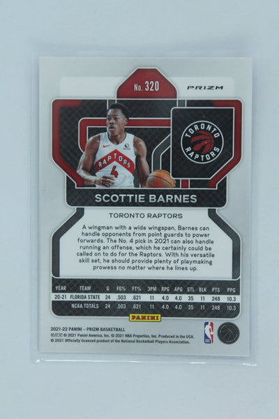 NBA Scottie Barnes 2021-22 Panini Prizm - Red, White & Blue Prizm Rookie Card