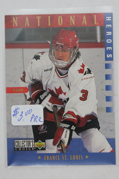 France St-Louis 1997-98 Upper Deck Collector's Choice - [Base] #284 National Heroes - PRC