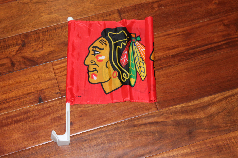 NHL Chicago Blackhawks Car Flag - Tag Express