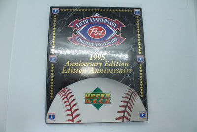 1995 Post Upper Deck Fifth Anniversary Baseball Card Album with all 18 cards - Complete Set