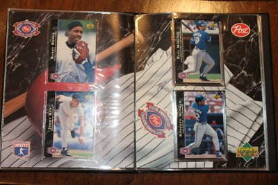 1995 Post Upper Deck Fifth Anniversary Baseball Card Album with all 18 cards - Complete Set